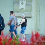 цветные тату на руке у парня 1