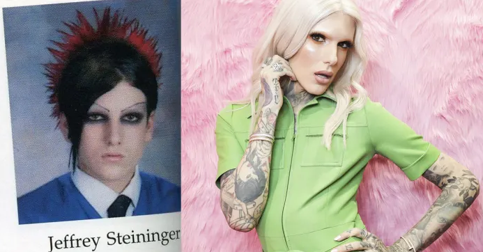 Джефри Стар (Jeffrey Lynn Steininger Jr.) – до и после нанесения татуировок - фото