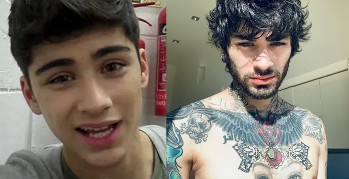 Зейн Малик – до и после нанесения татуировок - фото 1