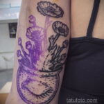 Рисунок татуировки с котлом ведьмы - фото - tatufoto.com 3