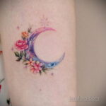Рисунок татуировки с луной - тату для ведьмы - фото - tatufoto.com 3