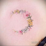 Рисунок татуировки с луной - тату для ведьмы - фото - tatufoto.com 5