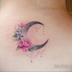 Рисунок татуировки с луной - тату для ведьмы - фото - tatufoto.com 6