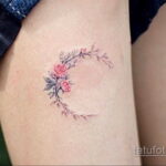 Рисунок татуировки с луной - тату для ведьмы - фото - tatufoto.com 8