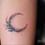 Рисунок татуировки с луной - тату для ведьмы - фото - tatufoto.com 9