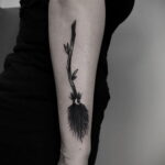 Рисунок татуировки с метлой - фото 4