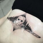 Тату из фильма ужосов про Джейсона 12.10.2020 №009 -jason tattoo- tatufoto.com
