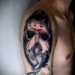 Тату из фильма ужосов про Джейсона 12.10.2020 №014 -jason tattoo- tatufoto.com