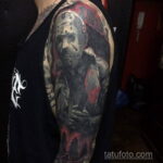 Тату из фильма ужосов про Джейсона 12.10.2020 №084 -jason tattoo- tatufoto.com