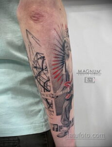 Тату фильм НАЗАД В БУДУЩЕЕ 26.10.2020 №027 -back to the future tattoo- tatufoto.com