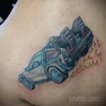 Тату фильм НАЗАД В БУДУЩЕЕ 26.10.2020 №090 -back to the future tattoo- tatufoto.com