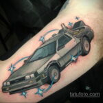 Тату фильм НАЗАД В БУДУЩЕЕ 26.10.2020 №128 -back to the future tattoo- tatufoto.com