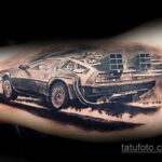 Тату фильм НАЗАД В БУДУЩЕЕ 26.10.2020 №206 -back to the future tattoo- tatufoto.com