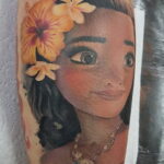 Татуировка с принцессой Моаной - фото 6