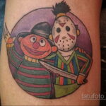 Фото тату с Фредди Крюгером 12.10.2020 №028 -freddy krueger tattoo- tatufoto.com