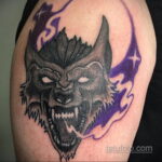 Фото тату с оборотнем 14.10.2020 №044 -werewolf tattoo- tatufoto.com
