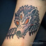 Фото тату с оборотнем 14.10.2020 №060 -werewolf tattoo- tatufoto.com
