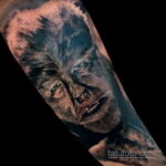 Фото тату с оборотнем 14.10.2020 №090 -werewolf tattoo- tatufoto.com