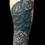 волк тату на предплечье 25.10.2020 №056 -forearm tattoo- tatufoto.com