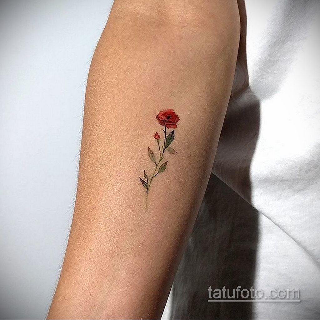 маленькая тату на предплечье 25.10.2020 №024 -forearm tattoo- tatufoto