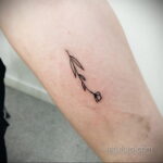 небольшая тату на предплечье 25.10.2020 №004 -forearm tattoo- tatufoto.com