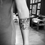 полинезия тату на предплечье 25.10.2020 №017 -forearm tattoo- tatufoto.com