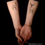 простая тату на предплечье 25.10.2020 №020 -forearm tattoo- tatufoto.com