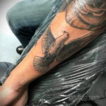 простая тату на предплечье 25.10.2020 №039 -forearm tattoo- tatufoto.com