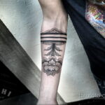 татуировка дерева на предплечье 25.10.2020 №009 -forearm tattoo- tatufoto.com