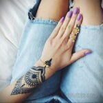 татуировка на предплечье для девушек 25.10.2020 №010 -forearm tattoo- tatufoto.com