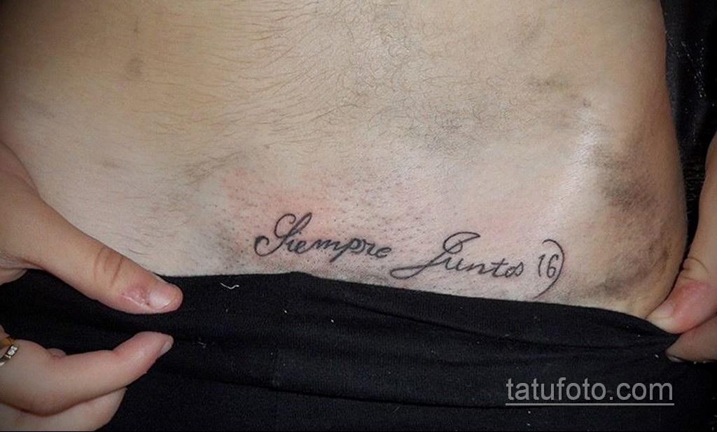 Фото женской интимной тату 16.11.2020 № 026 -female intimate tattoo- tatufo...