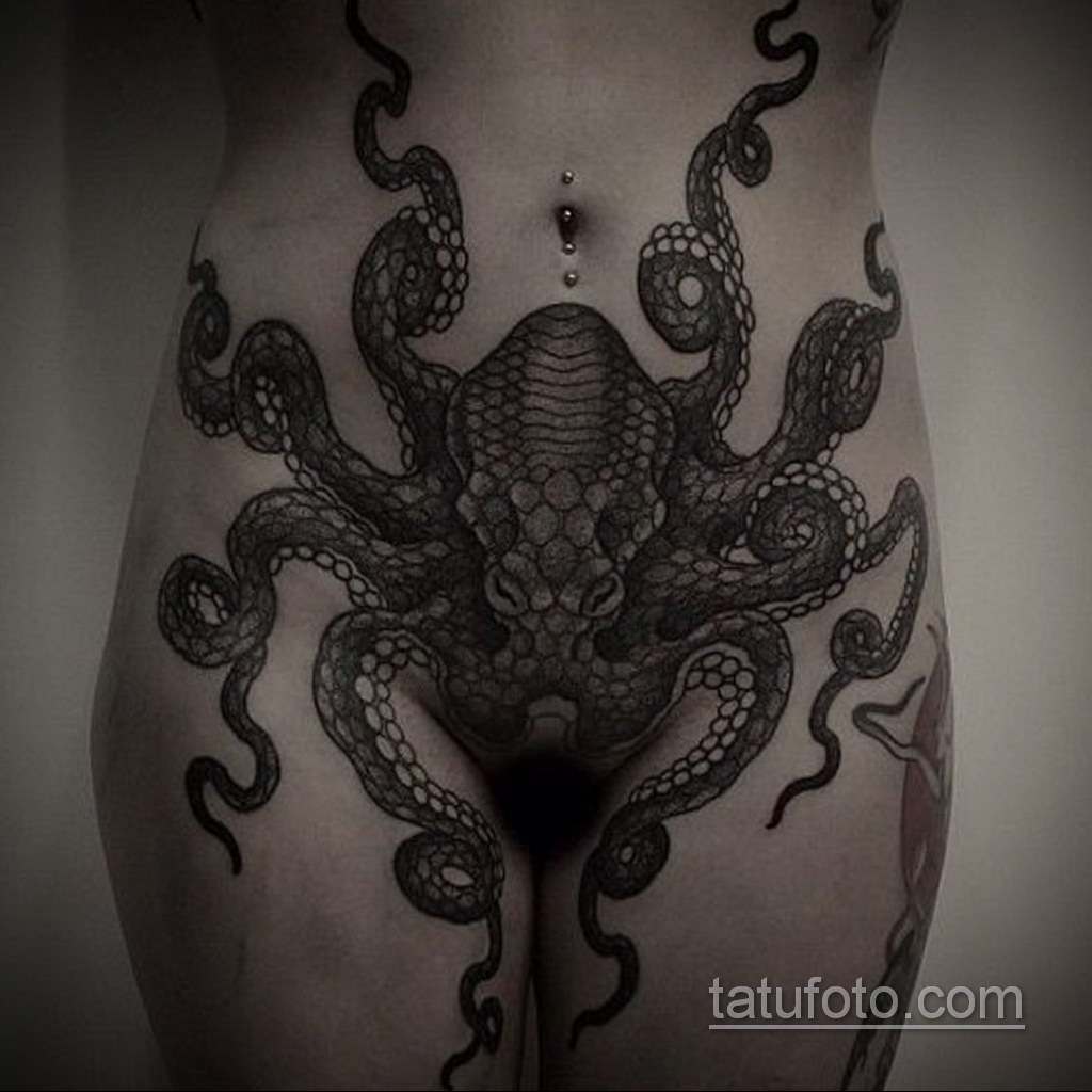 Фото женской интимной тату 16.11.2020 № 044 -female intimate tattoo- tatufo...
