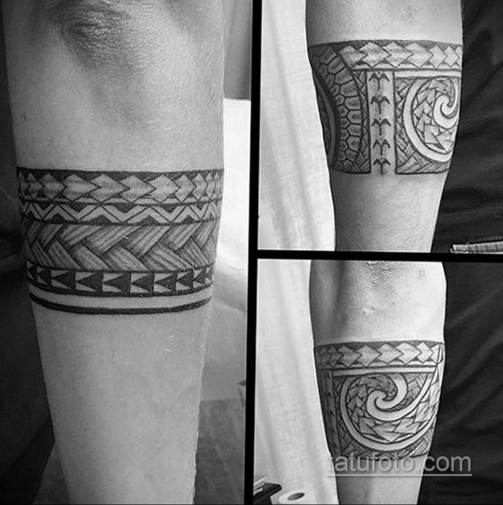 Filipino tribal tattoo forearm
