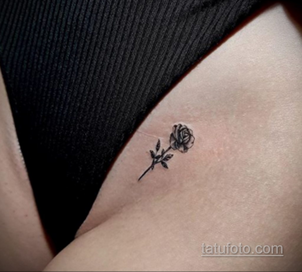 Фото татуировки в паху 11.11.2020 № 038 -groin tattoo- tatufoto.com.
