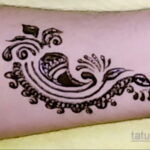 Маленький рисунок хной 28.11.2020 №127 -Small henna drawing- tatufoto.com