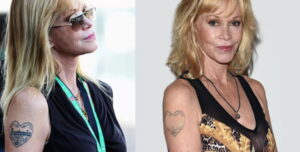 Мелани Гриффит тату - Melanie Griffith tattoo - фото 4
