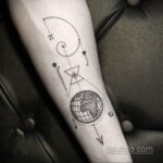Пример рисунка временной татуировки 28.11.2020 №020 -temporary tattoo- tatufoto.com