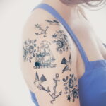 Пример рисунка временной татуировки 28.11.2020 №079 -temporary tattoo- tatufoto.com