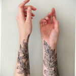 Пример рисунка временной татуировки 28.11.2020 №239 -temporary tattoo- tatufoto.com