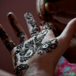 Пример рисунка тату хной на руке 28.11.2020 №273 -henna tattoo- tatufoto.com