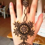 Пример рисунка тату хной на руке 28.11.2020 №274 -henna tattoo- tatufoto.com