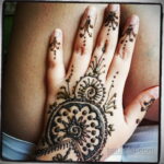 Пример рисунка тату хной на руке 28.11.2020 №321 -henna tattoo- tatufoto.com