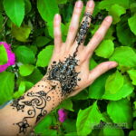 Пример рисунка тату хной на руке 28.11.2020 №404 -henna tattoo- tatufoto.com