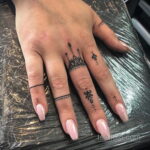 Пример рисунка тату хной на руке 28.11.2020 №421 -henna tattoo- tatufoto.com