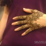 Пример рисунка тату хной на руке 28.11.2020 №427 -henna tattoo- tatufoto.com