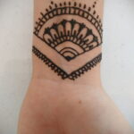 Простой рисунок хной 28.11.2020 №041 -Simple henna drawing- tatufoto.com