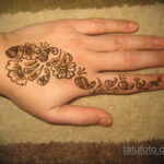 Простой рисунок хной 28.11.2020 №095 -Simple henna drawing- tatufoto.com