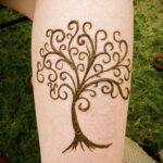 Простой рисунок хной 28.11.2020 №182 -Simple henna drawing- tatufoto.com