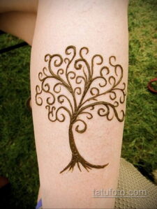 Простой рисунок хной 28.11.2020 №182 -Simple henna drawing- tatufoto.com