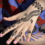 Простой рисунок хной 28.11.2020 №188 -Simple henna drawing- tatufoto.com